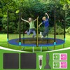 Trampoline Repair Kit, 2pcs 4x4inch Square Trampoline Patches with Scraper