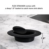 Flex Strainer® Sink Drain Strainer with Optional Stopper – No