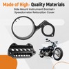 maXpeedingrods Side Mount Instrument Bracket & Speedometer Relocation Cover for