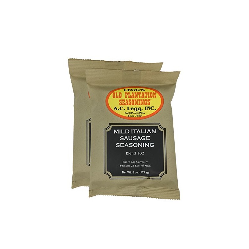 A.C. Legg's - Mild Italian Sausage Seasoning - 2 Pack