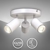 B.K.Licht - Ceiling Light Swivelling, GU10 Socket, Max. 9 Watt,