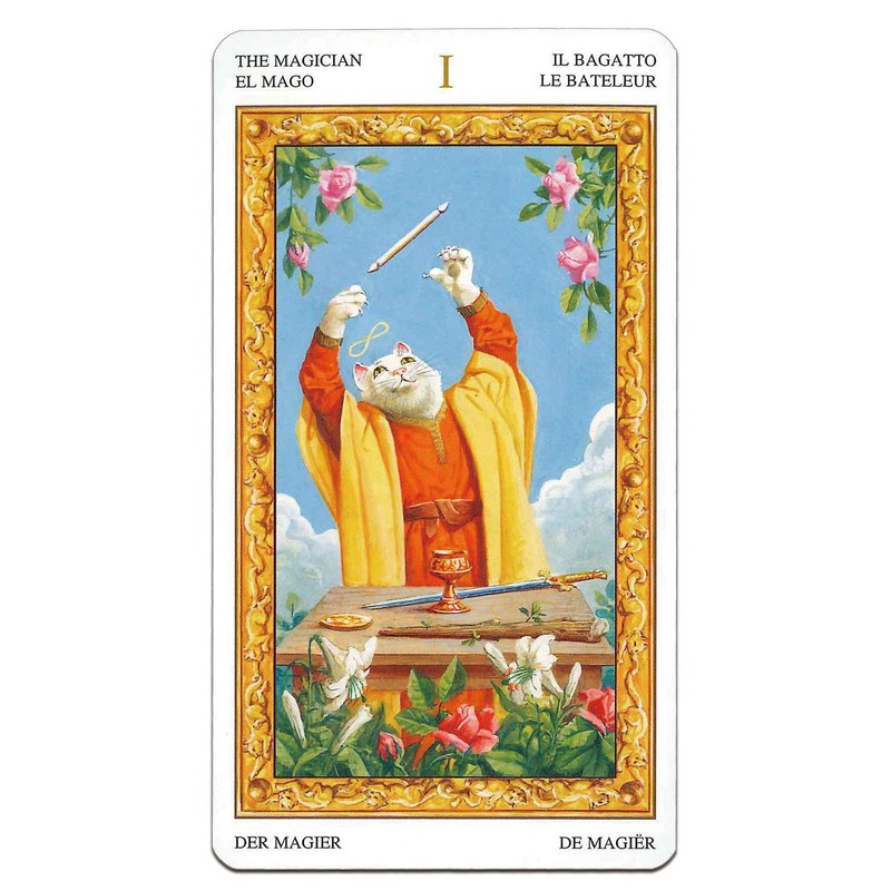 White Cats Tarot "Original Japanese Manual" Tarot Card