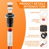 FILN 2PCS 10mm Small Symbols Indicator Light 12V DC IP67