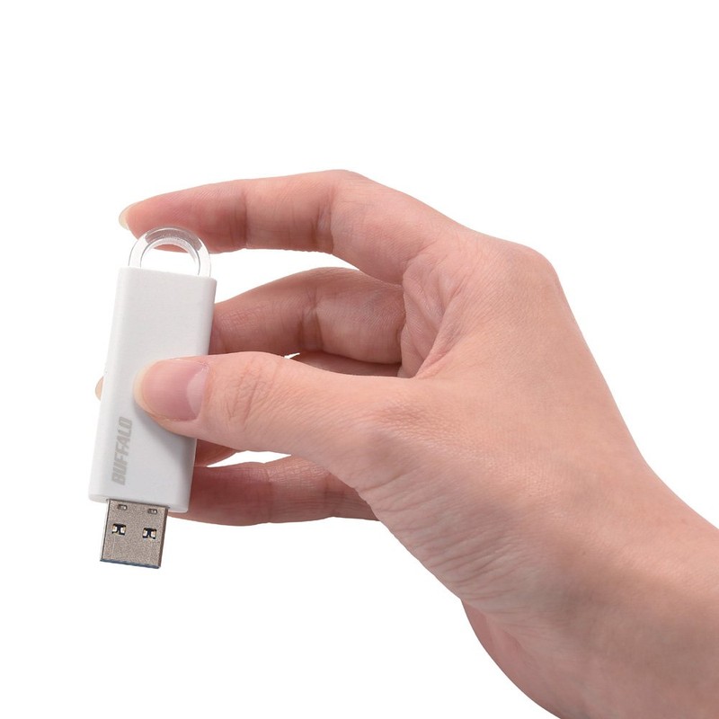 BUFFALO RUF3-KS32GA-WH Knock Slide USB 3.1 (Gen1) USB Memory 32GB