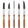 5 Piece Synthetic Squirrel Hair Pinstriping Brush Set