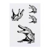 4 x 'Crocodile Jaws Open' Temporary Tattoos (TO00071656)