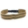 Wardani, Passementry velvet headband elastic adjustable, winter collection (Sand)