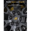 MIKKUPPA 24pcs M12x1.5 Lug Nuts - 3/4" Hex 1.4" Tall