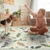 ASPMIZ Insect Area Rug 3X5, Beige Bedroom Rug Non Slip,