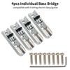 4pcs Bass Guitar Bridge Individual Bass Bridge Guitar Bridge Single