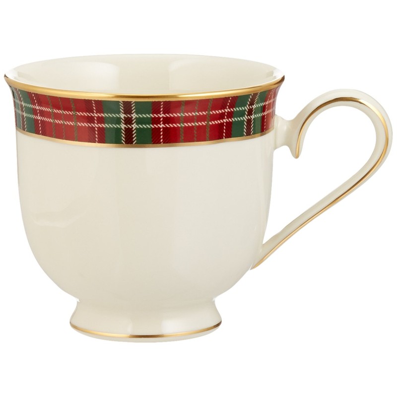 Lenox Winter Greetings Plaid Cup