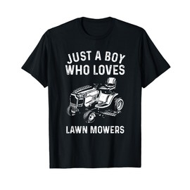Cool Lawn Mower Design For Boys Kids Men Lawn Mowing Lovers T-Shirt