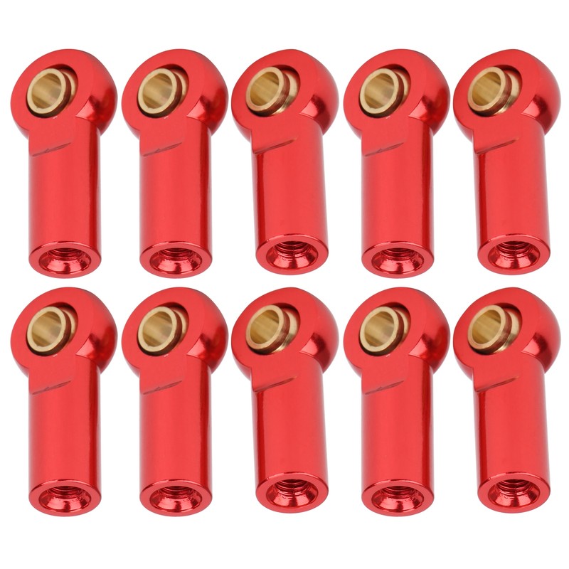 10Pcs RC Car Pull Connecting Rod Metal Ball Joint Accessory