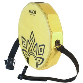 KTAK -The First Handcrafted, Hand Drum Percussion, Two-Sound Cajón Body Snare, Portable Cajon by Kandu (Yellow Sahara)