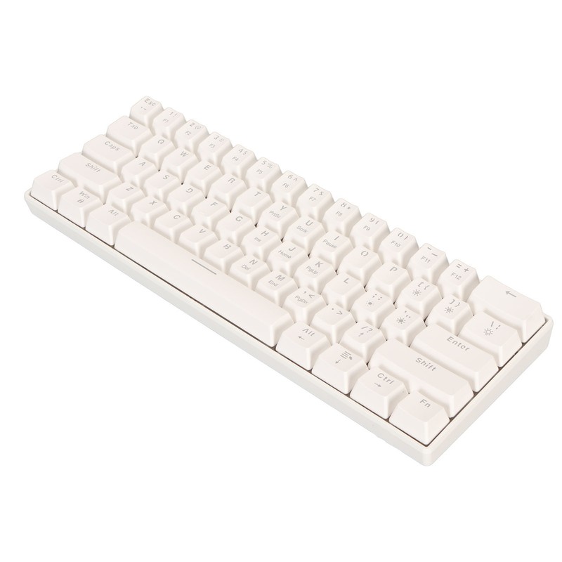 61 Key Mechanical Keyboard Portable Compact 60% Gaming Keyboard with