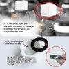 HLIWS 12 Pcs 3/4-inch BSP Threaded Blanking Cap,Drain Cap Seal,Appliance