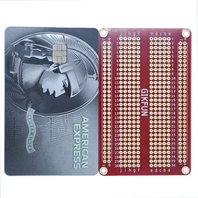 Gikfun 3PCS Solder-able Breadboard Gold Plated Proto Board PCB -