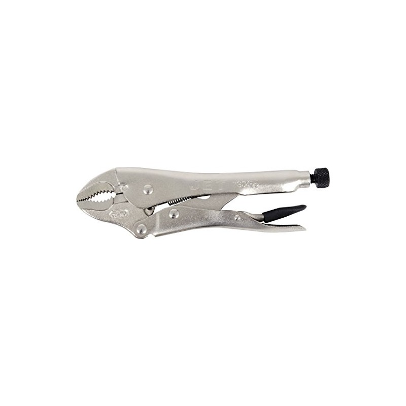 JET 730455-7" Curved Jaw Locking Pliers with Cutter