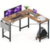New L Shaped Computer Lab Desk Gaming Table Pc Computer