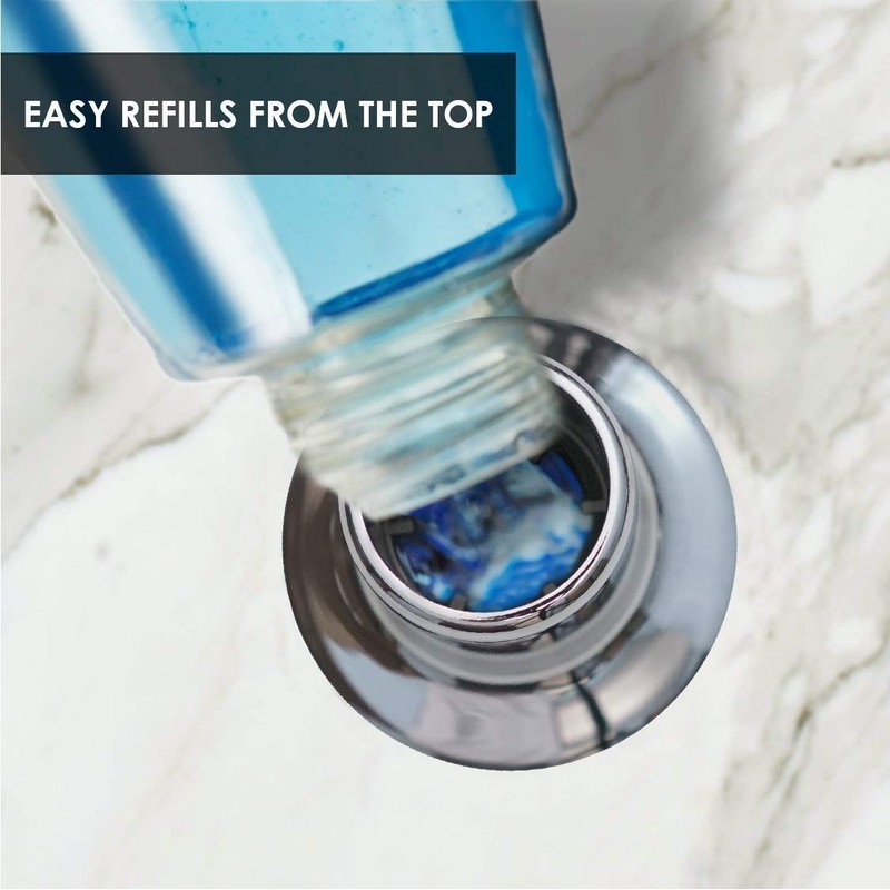 Soap Dispenser for Kitchen Sink (Chrome), Built in Soap Dispenser,
