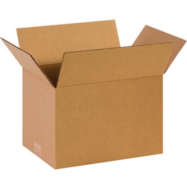 BOX USA 13 x 10 x 9 Corrugated Cardboard Boxes, Medium 13"L x 10"W x 9"H, Pack of 25 | Shipping, Packaging, Moving, Storage Box for Home or Business, Strong Wholesale Bulk Boxes