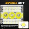 BESTZHEYU 4x6 LED Headlights Pair with Hi-Lo Beam DRL for
