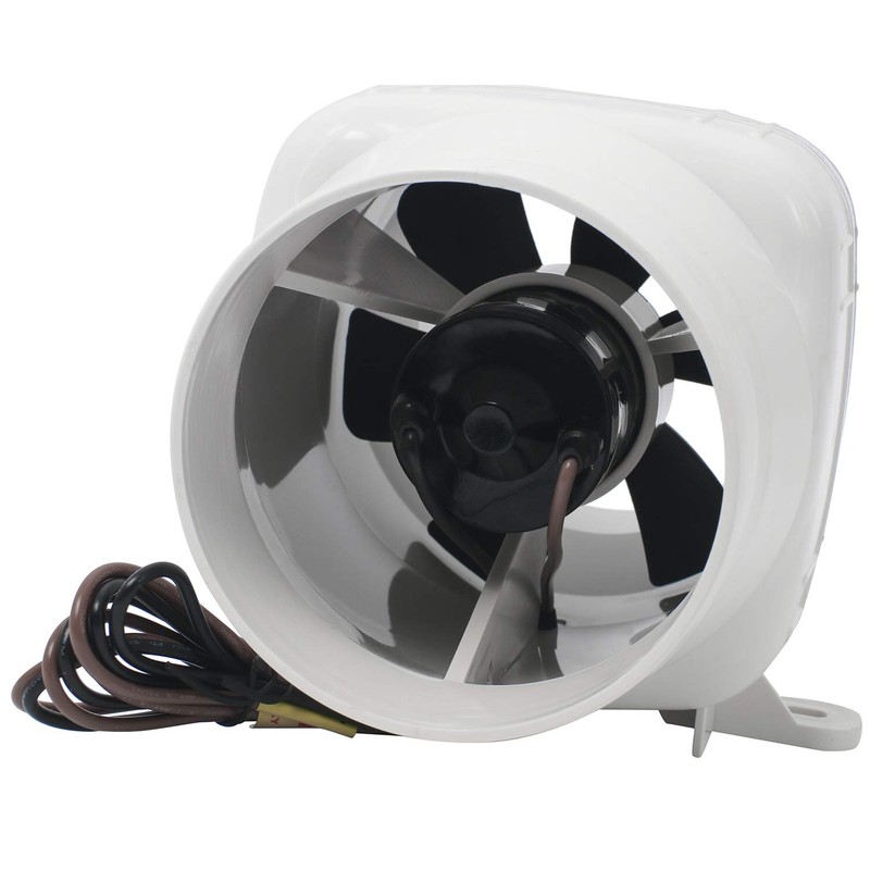 NovelBee 12V 270CFM Electric 4" in-Line Marine Bilge Air Blower