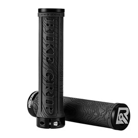 ROCKBROS Mountain Bike Handlebars Grips Bicycle Rubber Anti-slip Grips Cycling Double Lock-on Grips for Mountain MTB BMX 22.2mm 5 Colors