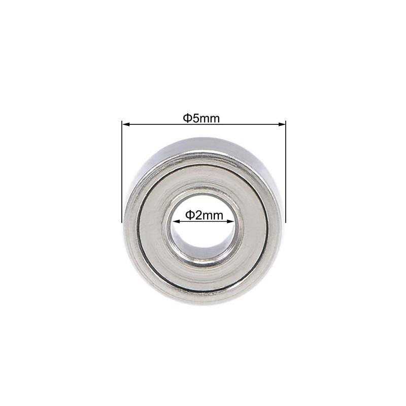 sourcing map 682ZZ Deep Groove Ball Bearings 2mm Inner Dia
