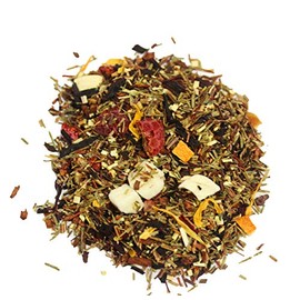 Nelson's Tea - Peach Raspberry Punch - Rooibos Loose Leaf Tea - Green rooibos, honey bush, hibiscus flower, orange peel, pomegranate, peaches, and raspberries (Sample)