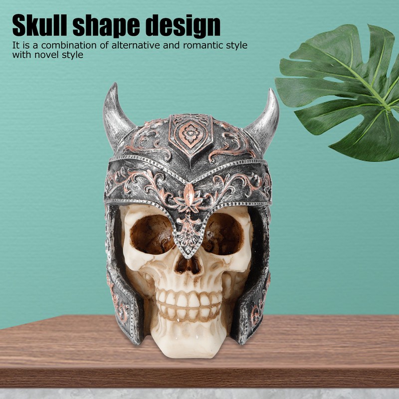Resin Skull Craftwork Money Box Saving Pot Personality Furnishing Articles