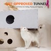 PETKARAY Cat Tunnel, Original Cat Hideaway Cave for Indoor Cats,