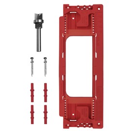 Door Jamb Hinge Jig, Door Hinge Jig, Hinge Router Template Compatible with 8 Hinge Sizes from 2-1/2" to 6" and 5 Door Thickness from 1-3/8" to 2-1/2", Precise Efficient Hinge Installation