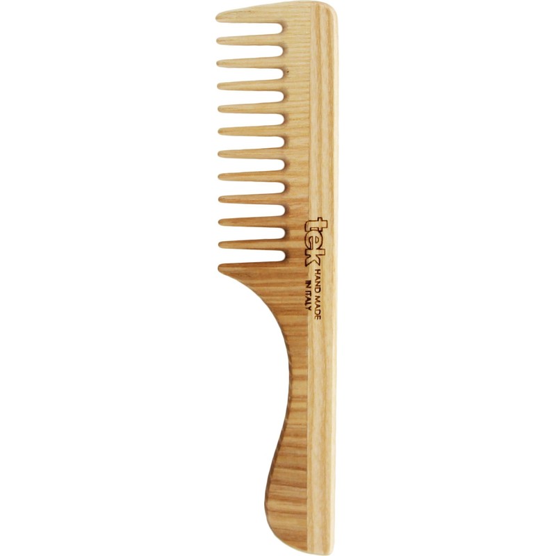 TEK Peine de madera de dientes anchos galardonado con el