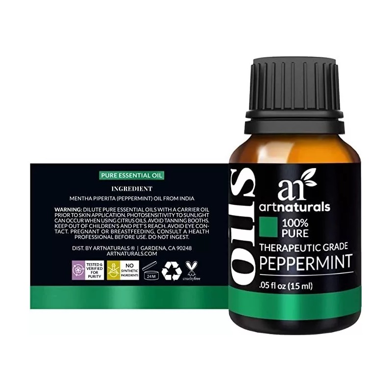 ArtNaturals Aceite Esencial De Menta Grado Terapéutico 15 Ml