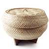 Sticky Rice Pressure Cooker Slow Cook Set Bamboo Basket Steaming