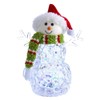 Kurt S. Adler Kurt Adler 9.45-Inch Battery-Operated Light-Up Snowman Table