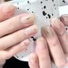 LIKENNY Heart Nail Sticker, 3D 3D Sensation, Glitter, For Nail