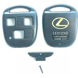 TOY48 Remote Key Shell Case For Lexus Cars do it yourself kit no cutting required