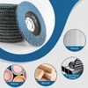 ERNITES Flap Discs 115mm, 12 Pack Mixed Grit 40/60/80/120 Zirconia