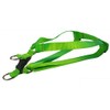 Large Neon Green Nylon Webbing Dog Harness: 1" Wide, Adjusts