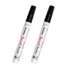 Artsunlvy Black Paint Pens Permanent Markers - 2 Pack Oil