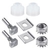 Shower Door Pivot Lnstallation Kit Set with Pin and Bushing