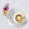Lotsdonxia 16 Pcs Disposable Gold Foil Placemats – Luxurious Table