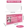 EBANKU 200 PCS Shower Face Eye Shields, Clear Eyebrow Shower