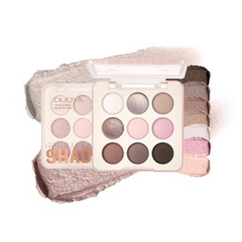 Wirwody Eyeshadow Palette, 9 Colors, Rose Pink x Brown, Matte & Glitter, 2 Textures, High Color, Long Stay, 3D Makeup, Easy for Beginners, Adult Cute, Natural Makeup, Daily Use, Makeup Prevention, #3