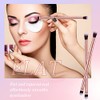 24 Pcs Eyeshadow Smudge Brush 2 in 1 Eyeshadow Brush