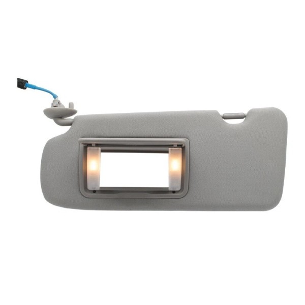 Unbranded Gray Left Driver Side Sun Visor With Mirror Light