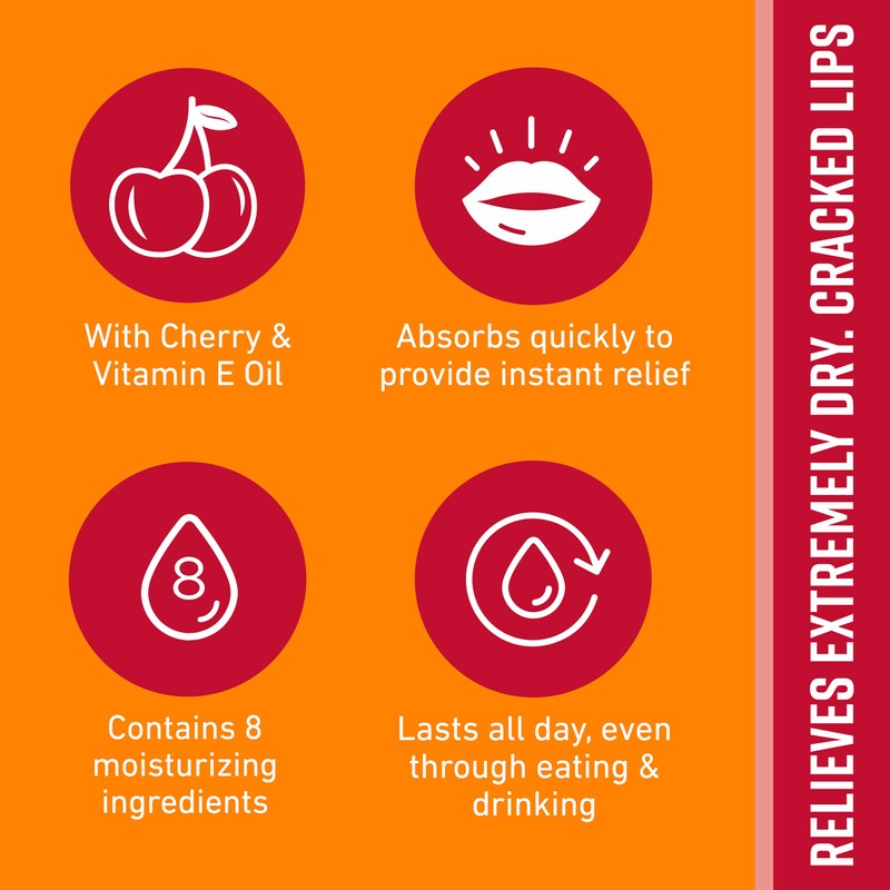 O'Keeffe's Lip Repair Lip Balm with Cherry & Vitamin E