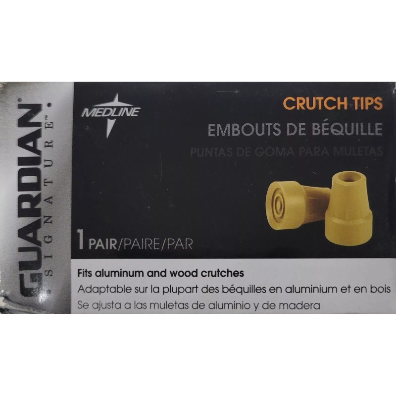 Guardian Signature Crutch Tips Natural Rubber 3/4
